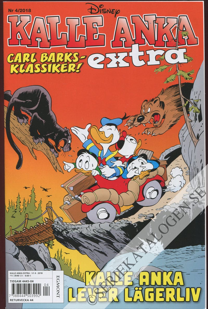 Framsida på Kalle Anka Extra #4 (2018)