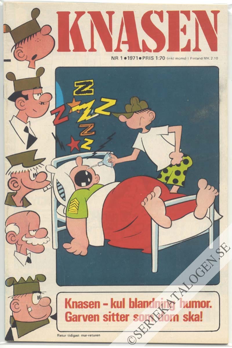 Framsida på Knasen #1 (1971)