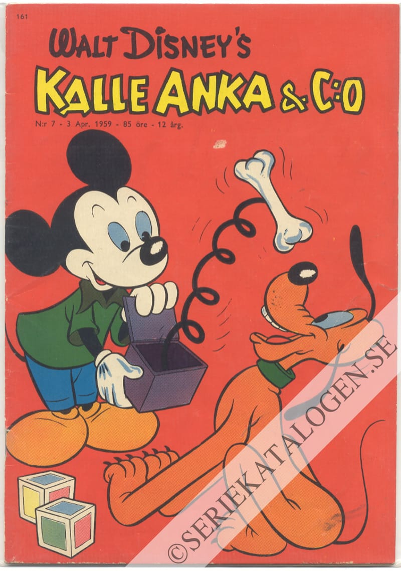 Framsida på Kalle Anka & C:o #7 (1959)