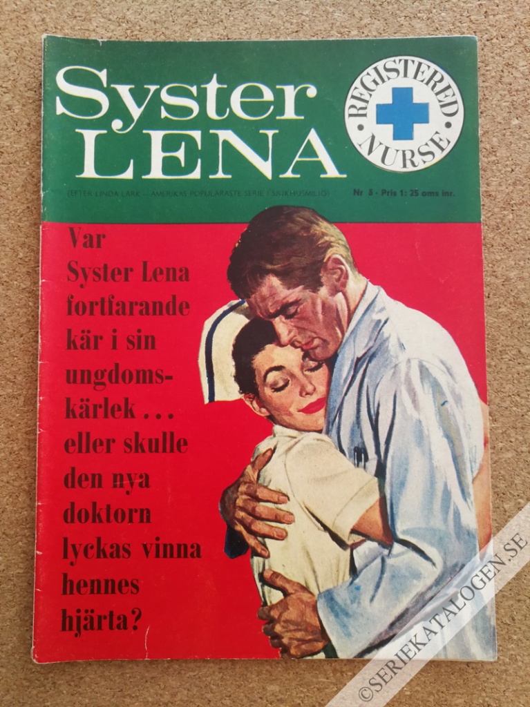 Framsida på Syster Lena - registered nurse #3 (1964)