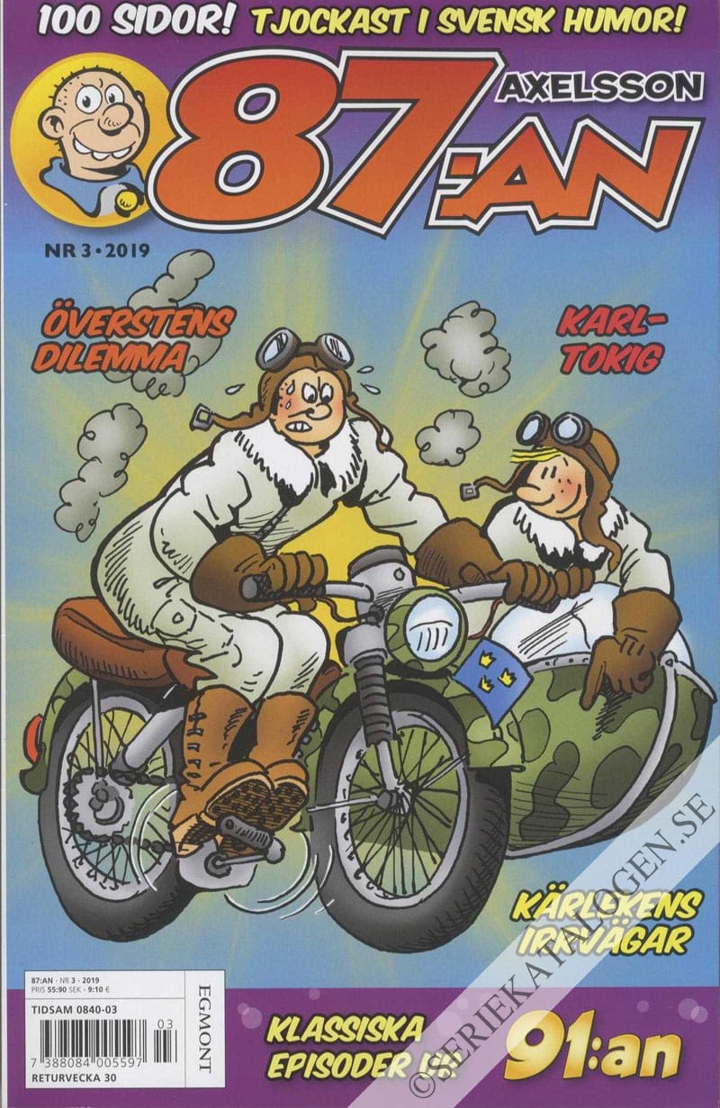Framsida på 87:an Axelsson #3 (2019)
