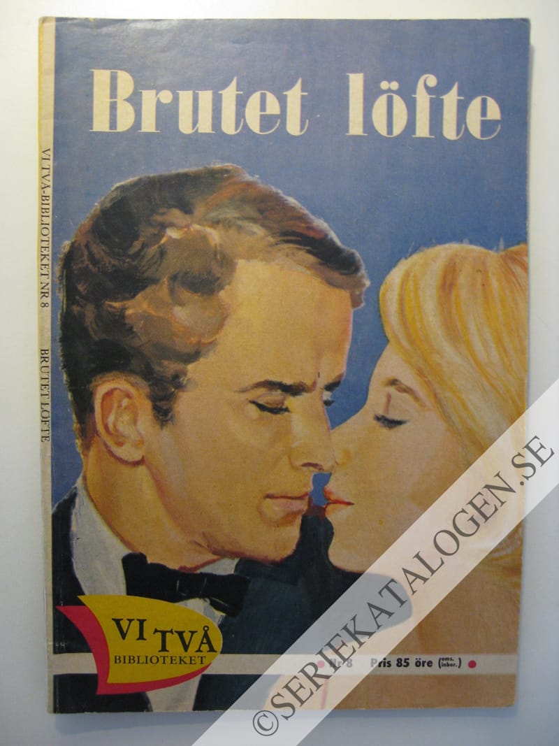 Framsida på Vi två-biblioteket #8 - Brutet löfte (1961)