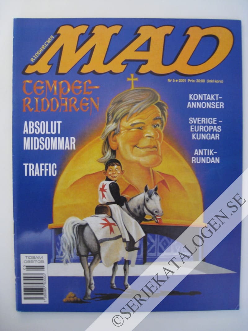 Framsida på Svenska MAD #5 (2001)