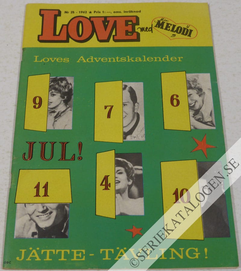 Framsida på Love! #25 (1962)