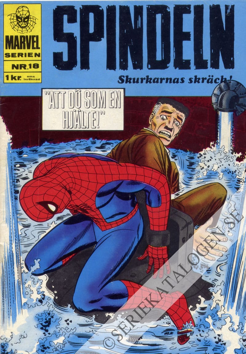 Framsida på Marvelserien Att dö som en hjälte! (1968)