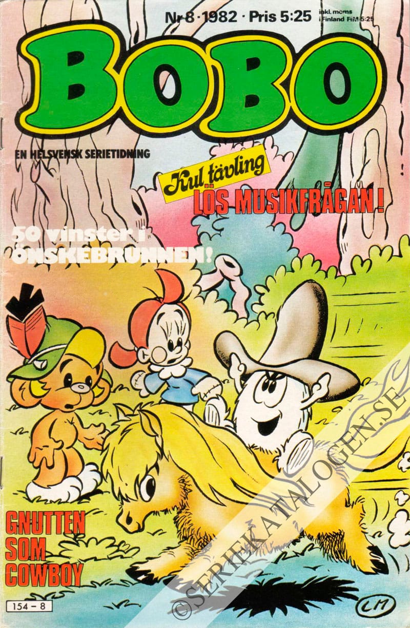 Framsida på Bobo #8 (1982)