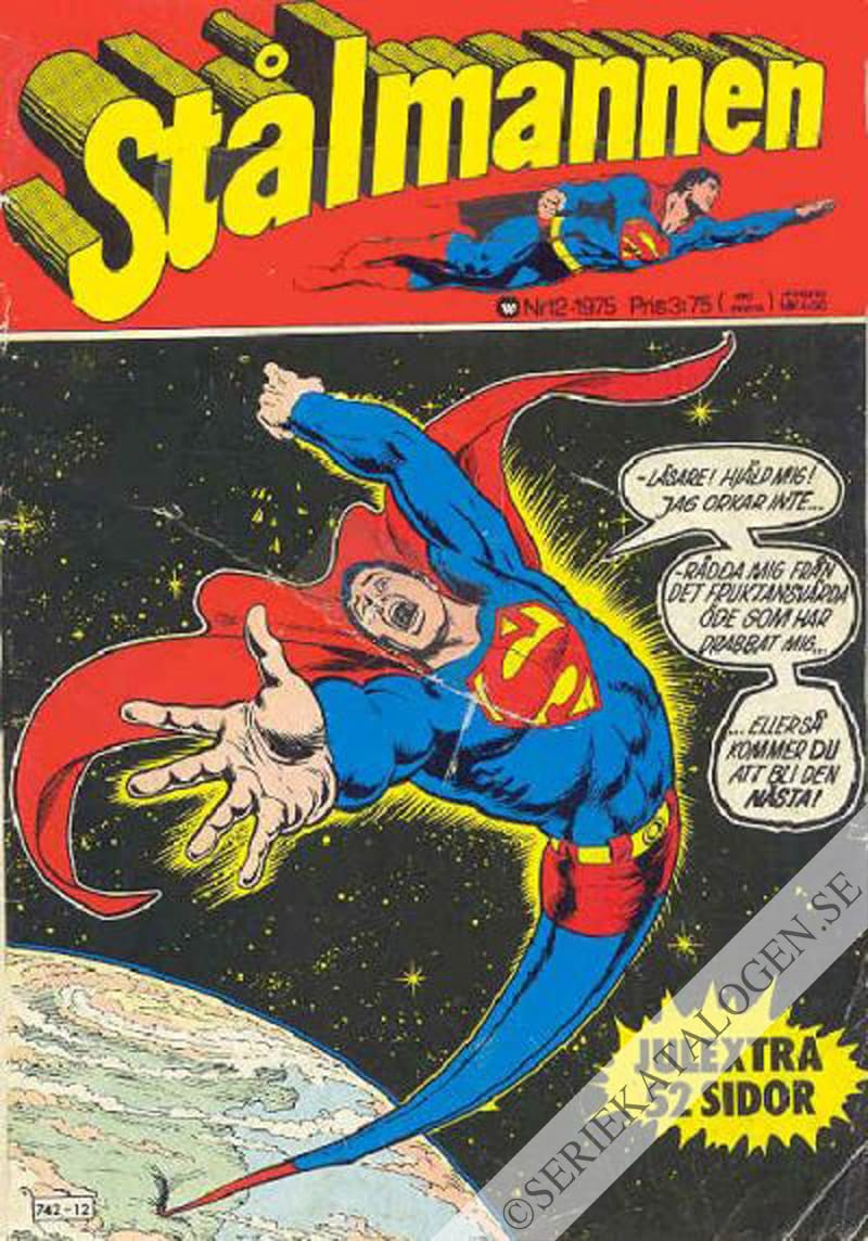 Framsida på Stålmannen #12 (1975)