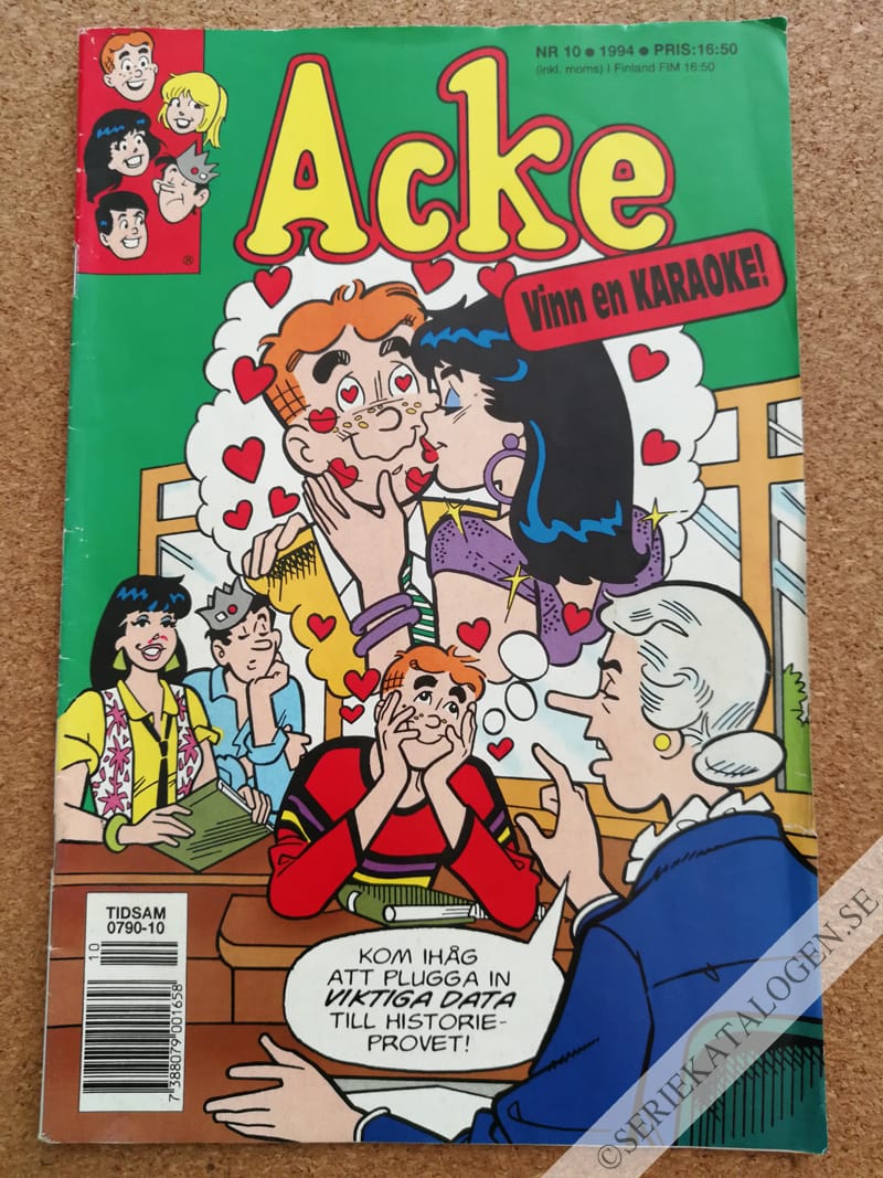 Framsida på Acke #10 (1994)