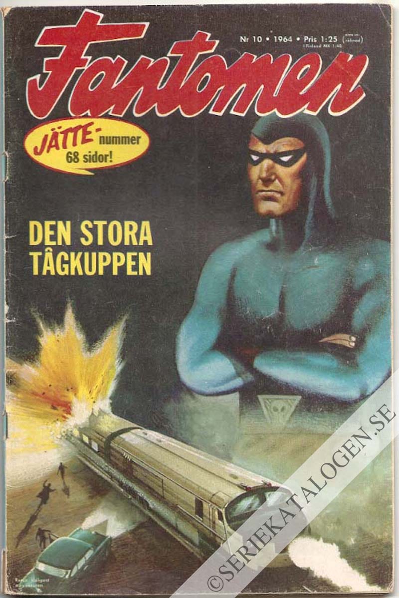 Framsida på Fantomen #10 (1964)