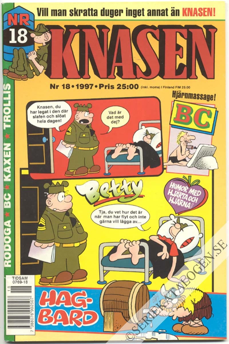 Framsida på Knasen #18 (1997)
