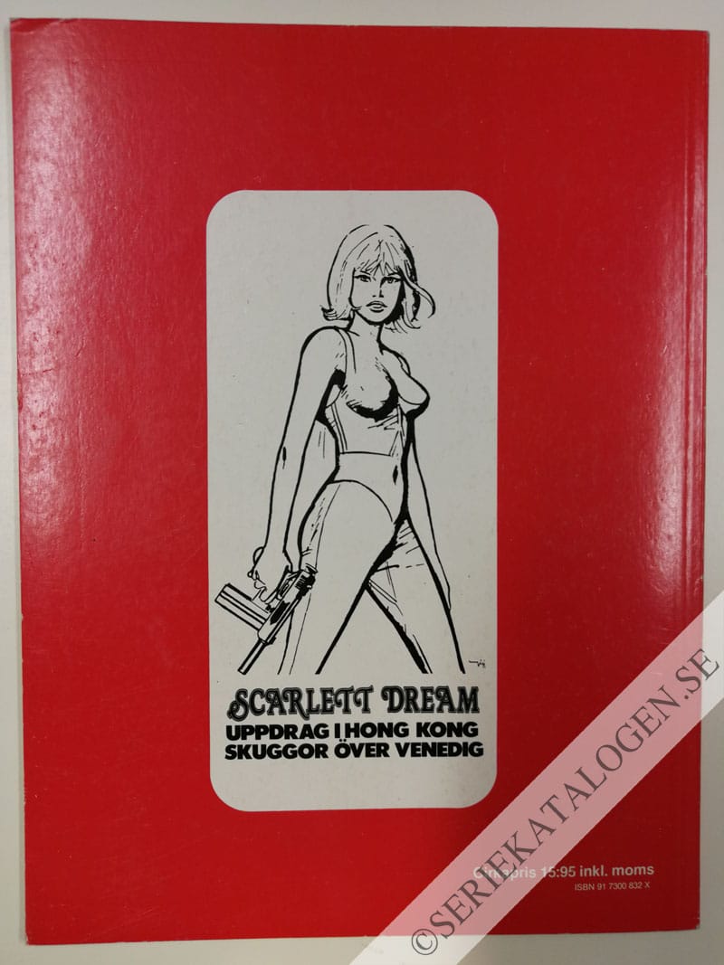 Baksida på Scarlett Dream - Skuggor över Venedig (1981)