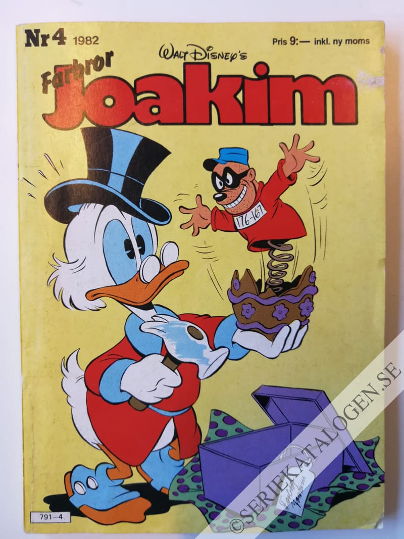 Framsida på Joakim #4 (1982)