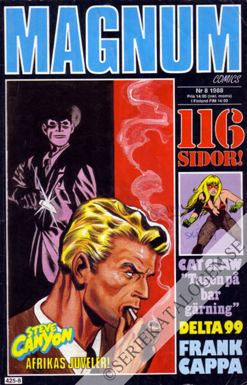 Framsida på Magnum comics #8 (1988)