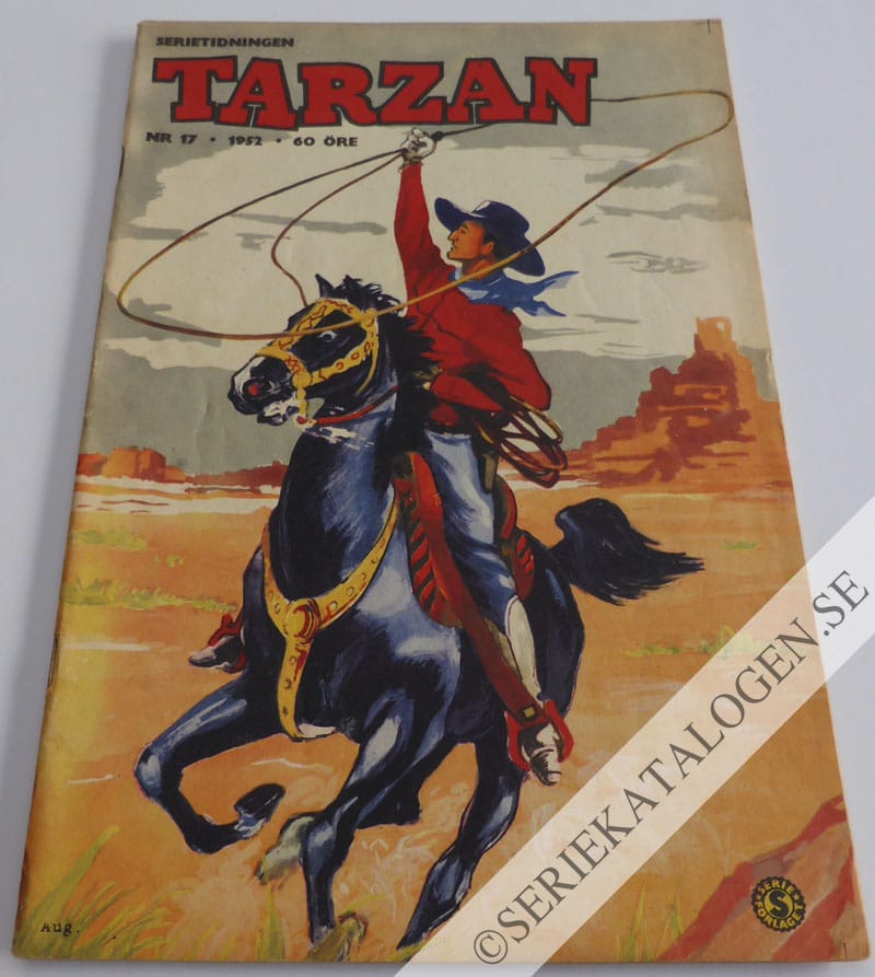 Framsida på Tarzan #17 (1952)