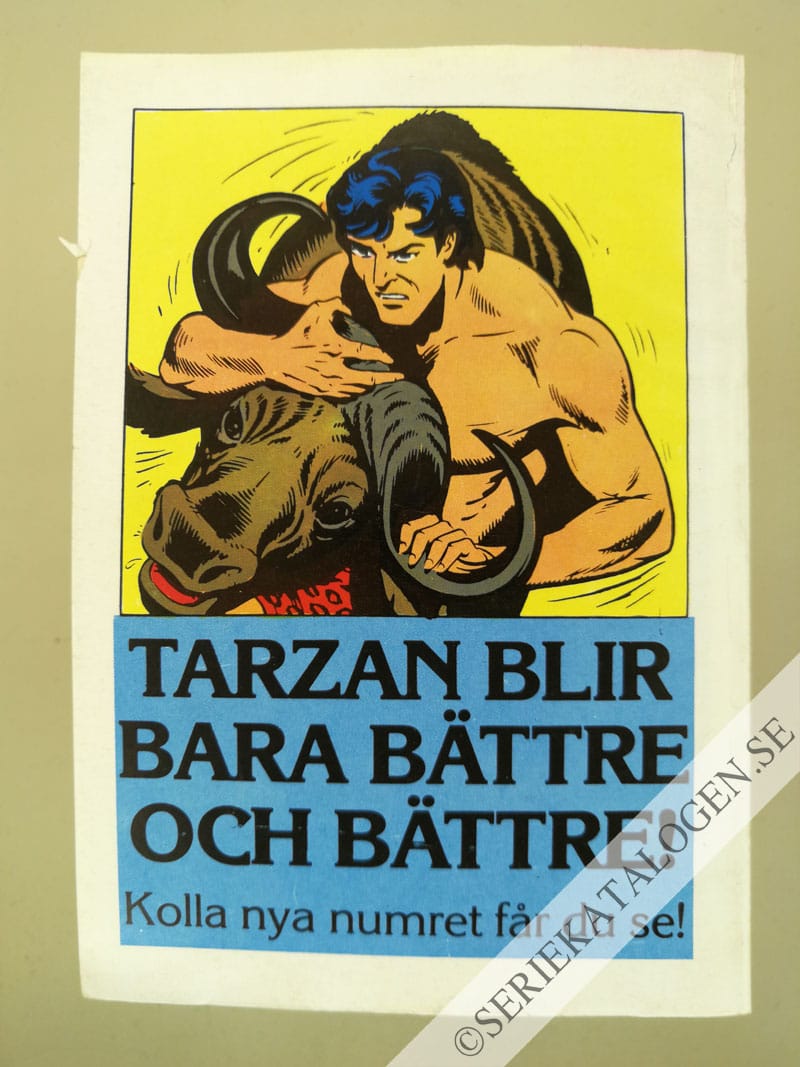 Baksida på Den sista striden (1982)