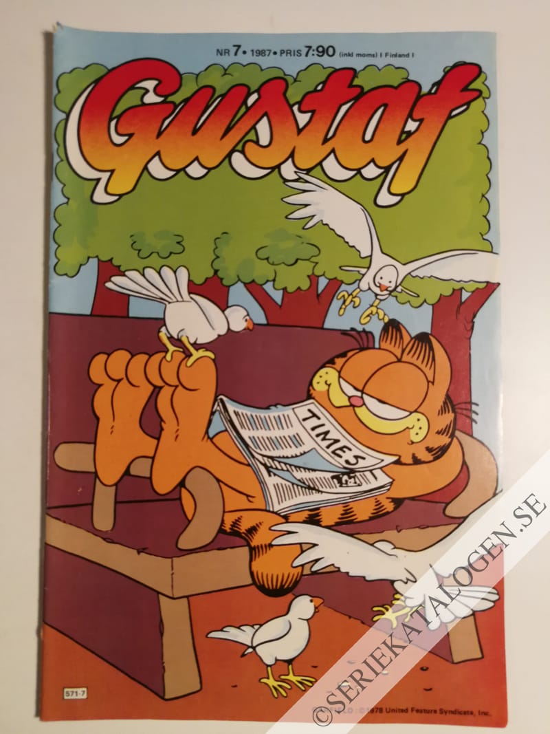 Framsida på Gustaf #7 (1987)