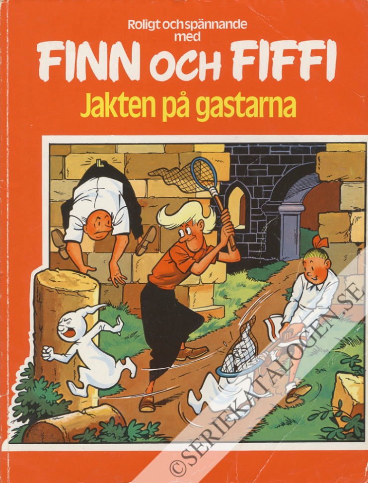 Framsida på Finn och Fiffi #48 - Jakten på gastarna (1979)