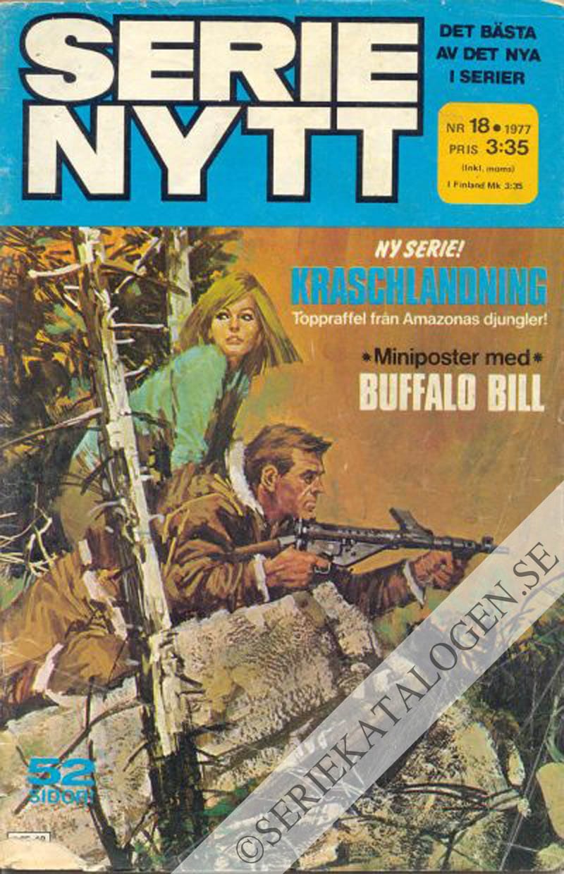 Framsida på Serie-Nytt #18 (1977)