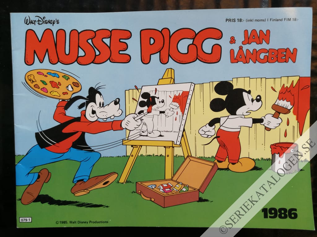 Framsida på Musse Pigg och Jan Långben # (1985)