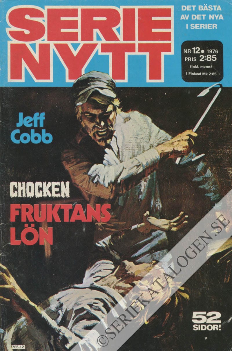 Framsida på Serie-Nytt #12 (1976)