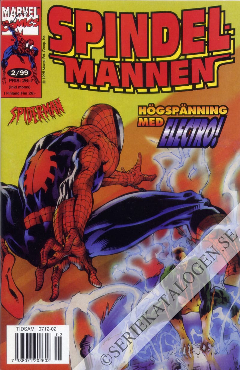 Framsida på Spindelmannen #2 (1999)