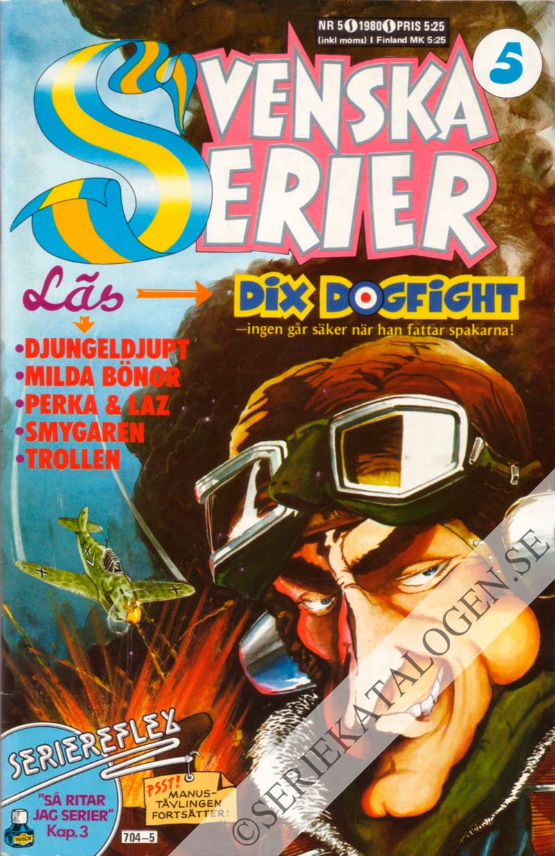 Framsida på Svenska serier #5 (1980)