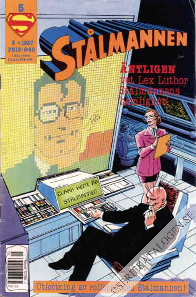 Framsida på Stålmannen #5 (1987)