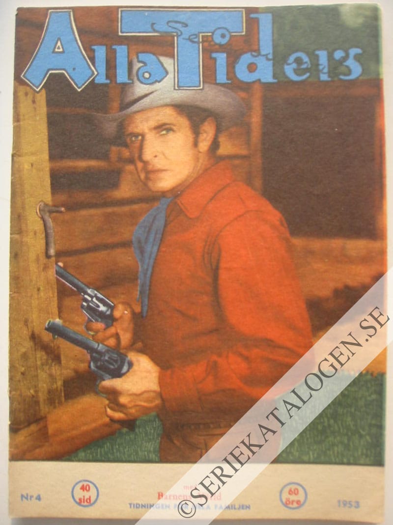 Framsida på Alla tiders seriejournal #4 (1953)