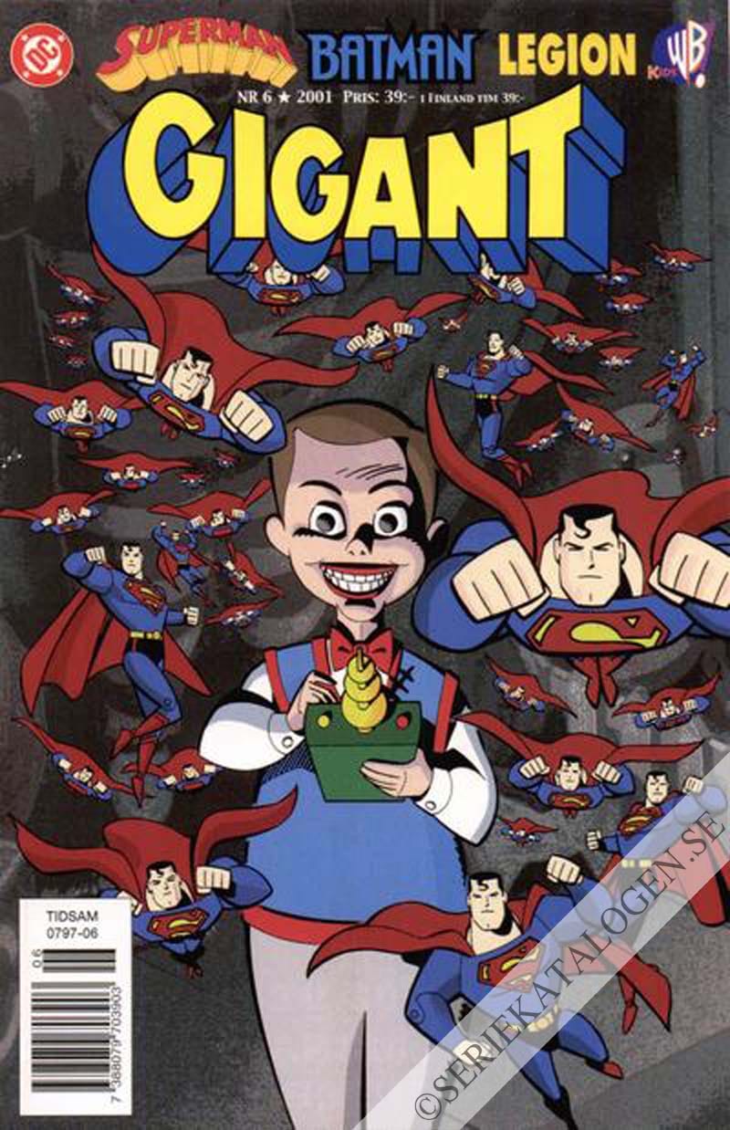 Framsida på Gigant Superman/Batman/Legion Kids (2001)
