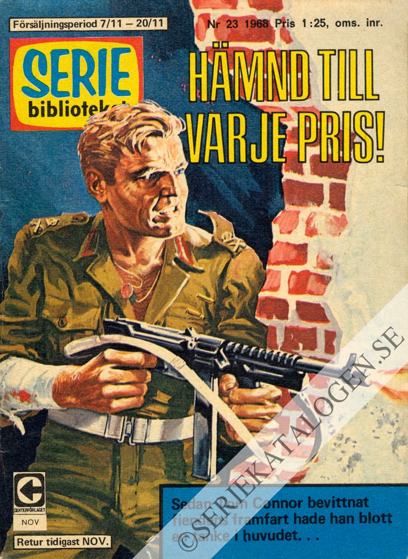 Framsida på Seriebiblioteket #23 - Hämnd till varje pris! (1968)