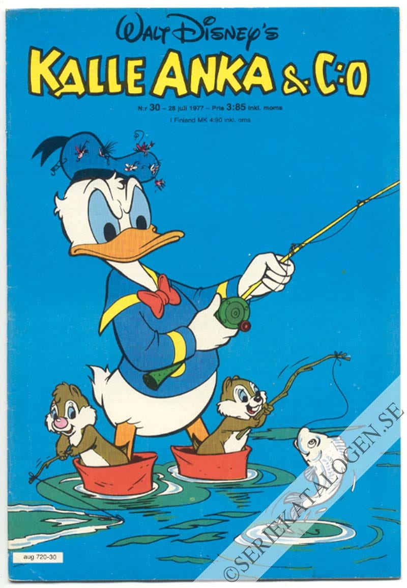 Framsida på Kalle Anka & C:o #30 (1977)