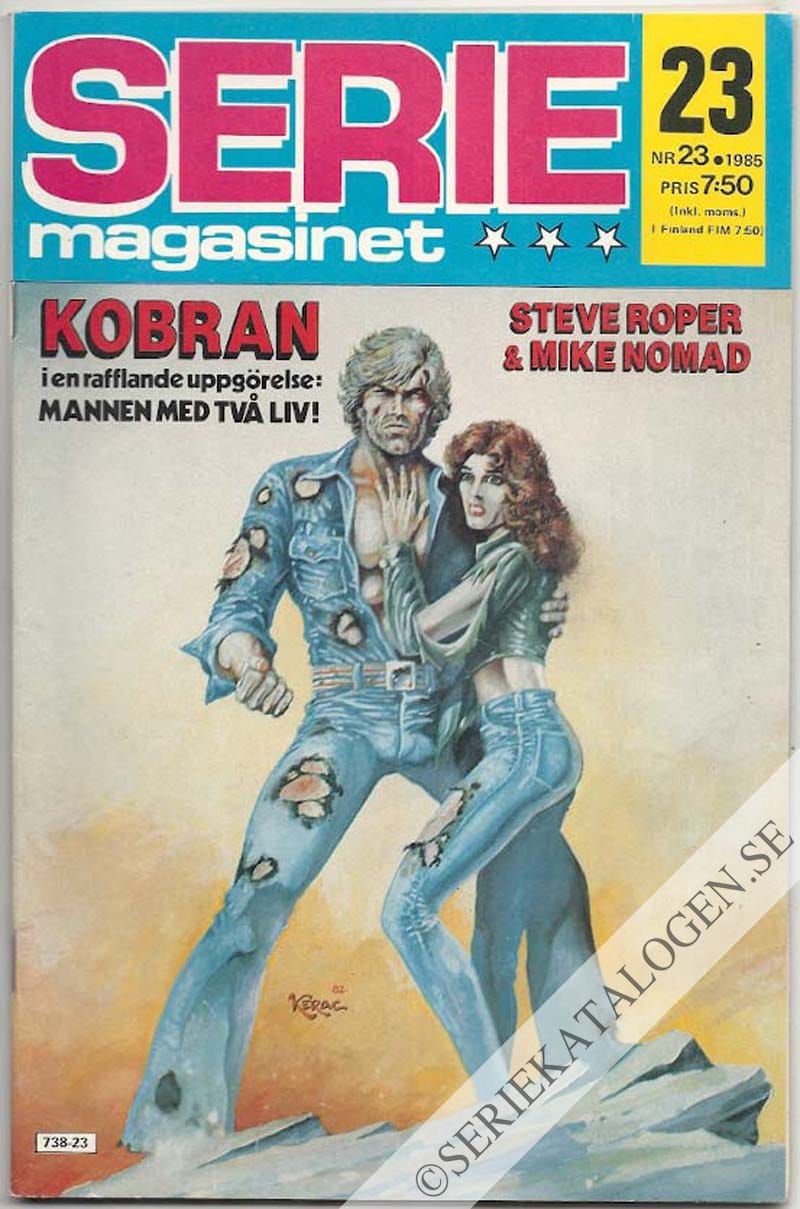 Framsida på Seriemagasinet #23 (1985)