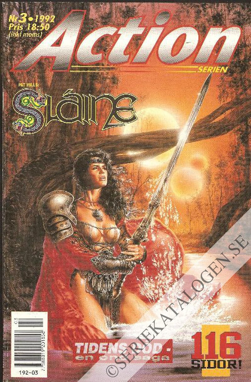 Framsida på Actionserien #3 (1992)