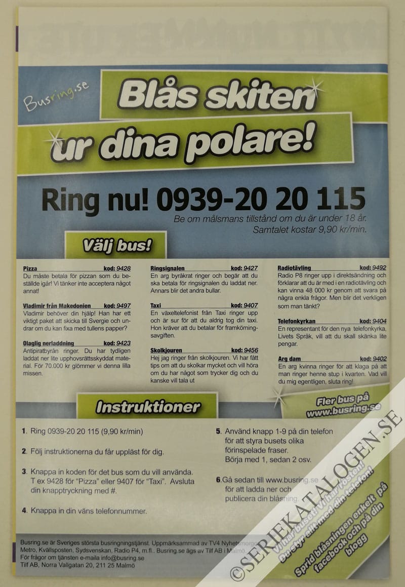 Baksida på Subtil flirt (2010)