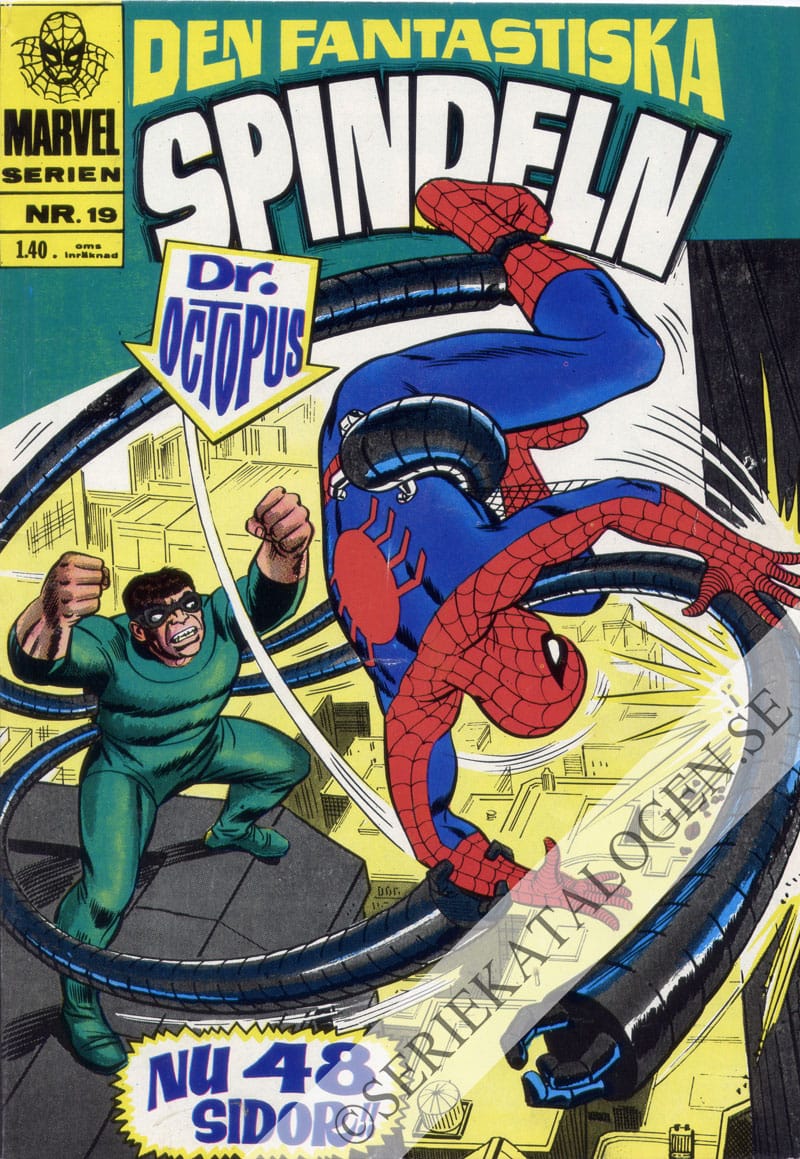 Framsida på Marvelserien Dr. Octopus (1968)