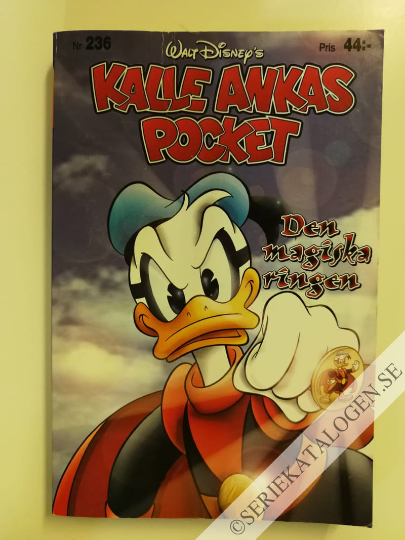 Framsida på Kalle Ankas pocket #236 - Den magiska ringen (1999)