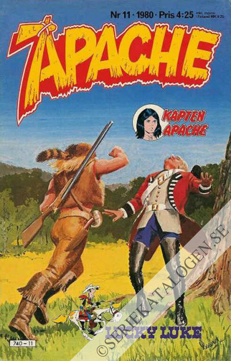 Framsida på Apache #11 (1980)