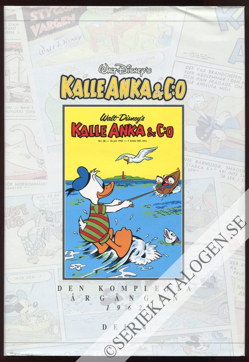 Framsida på Kalle Anka & C:o - den kompletta årgången 1962 del 4 (2007)