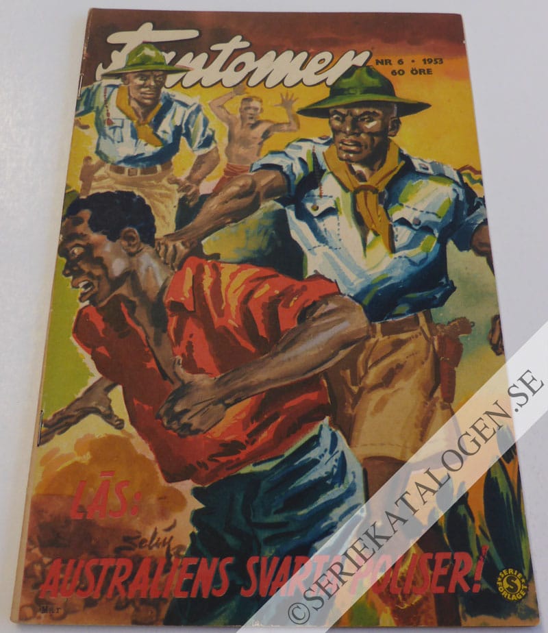 Framsida på Fantomen #6 (1953)