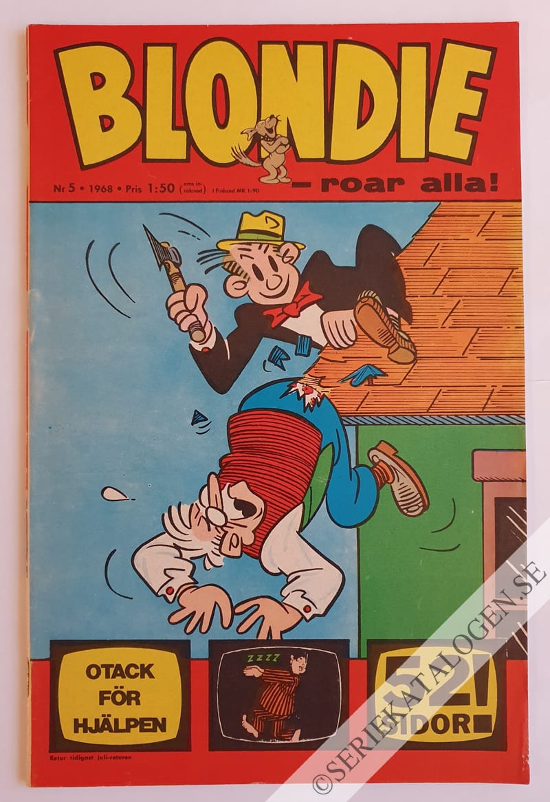Framsida på Blondie #5 (1968)