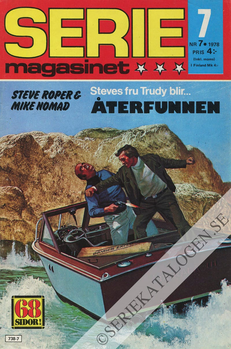 Framsida på Seriemagasinet #7 (1978)