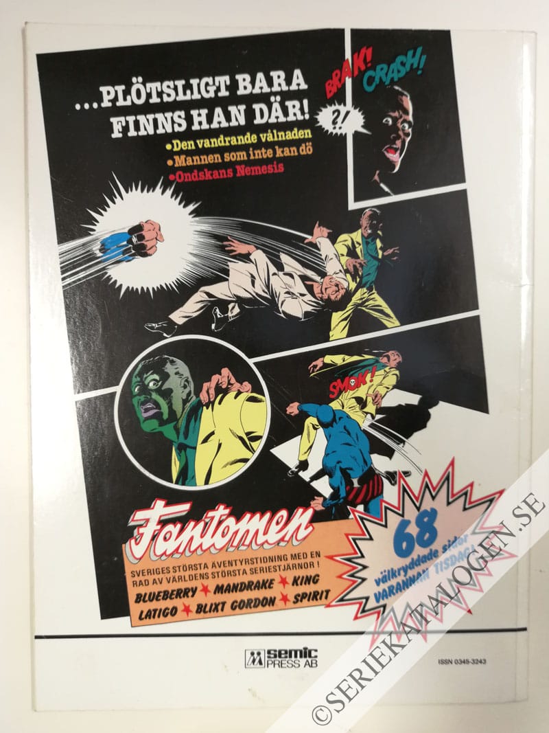 Baksida på Sagan om Joomba - Djurhandlaren (1983)