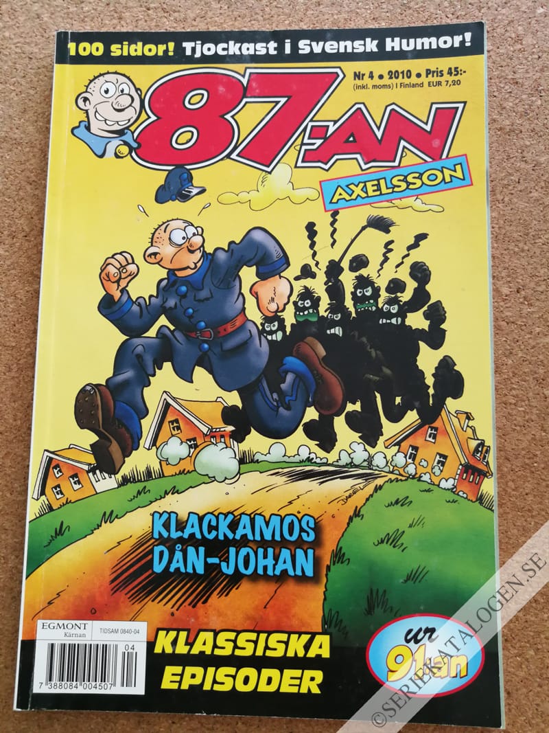 Framsida på 87:an Axelsson #4 (2010)