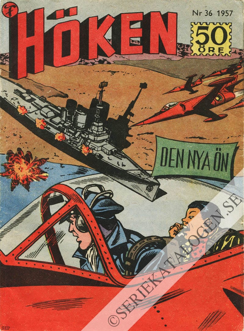 Framsida på Höken #36 (1957)