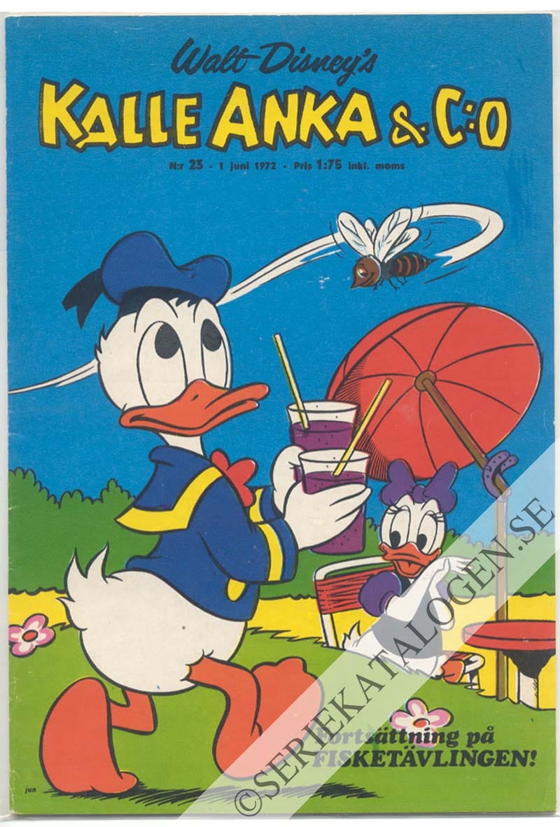 Framsida på Kalle Anka & C:o #23 (1972)