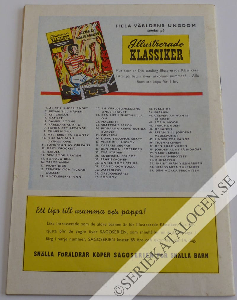 Baksida på Kidnappad (1958)