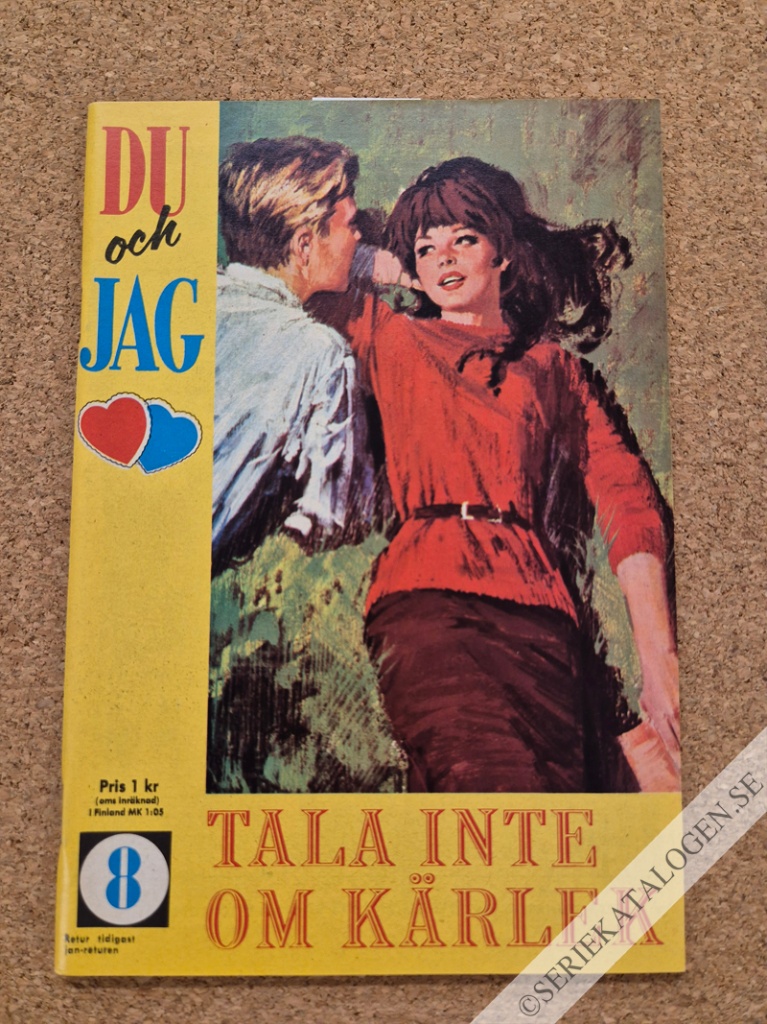 Framsida på Du och jag Tala inte om kärlek (1965)