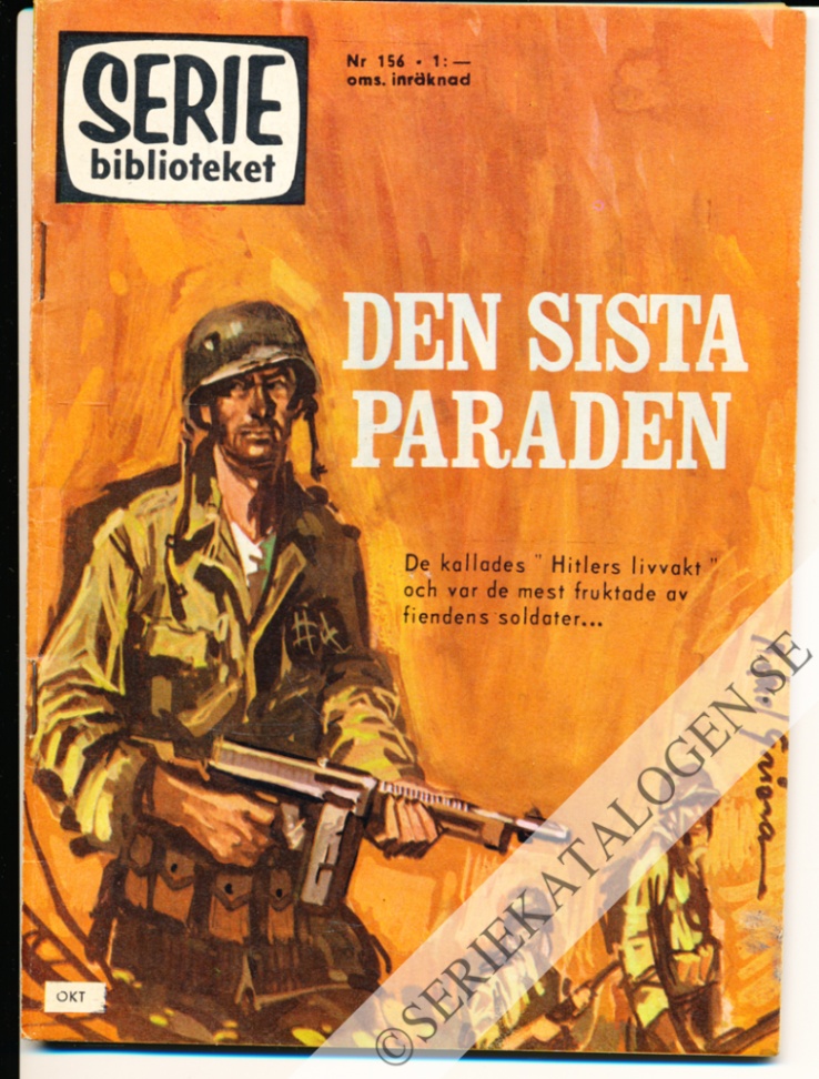 Framsida på Seriebiblioteket #156 - Den sista paraden (1966)