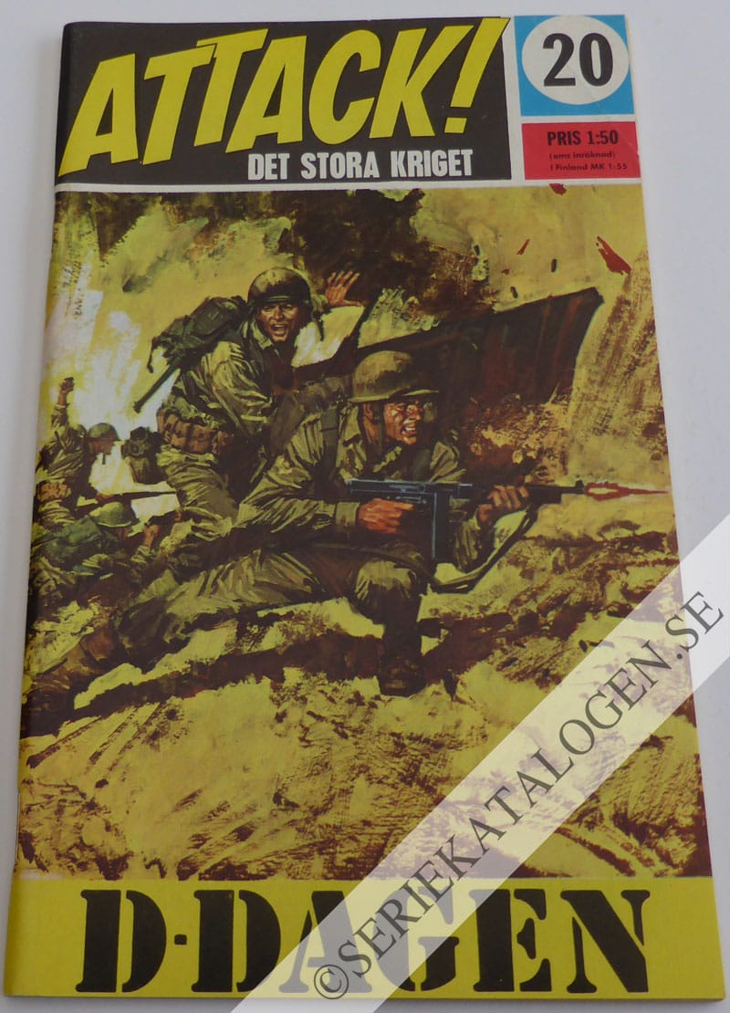 Framsida på Attack D-dagen (1967)