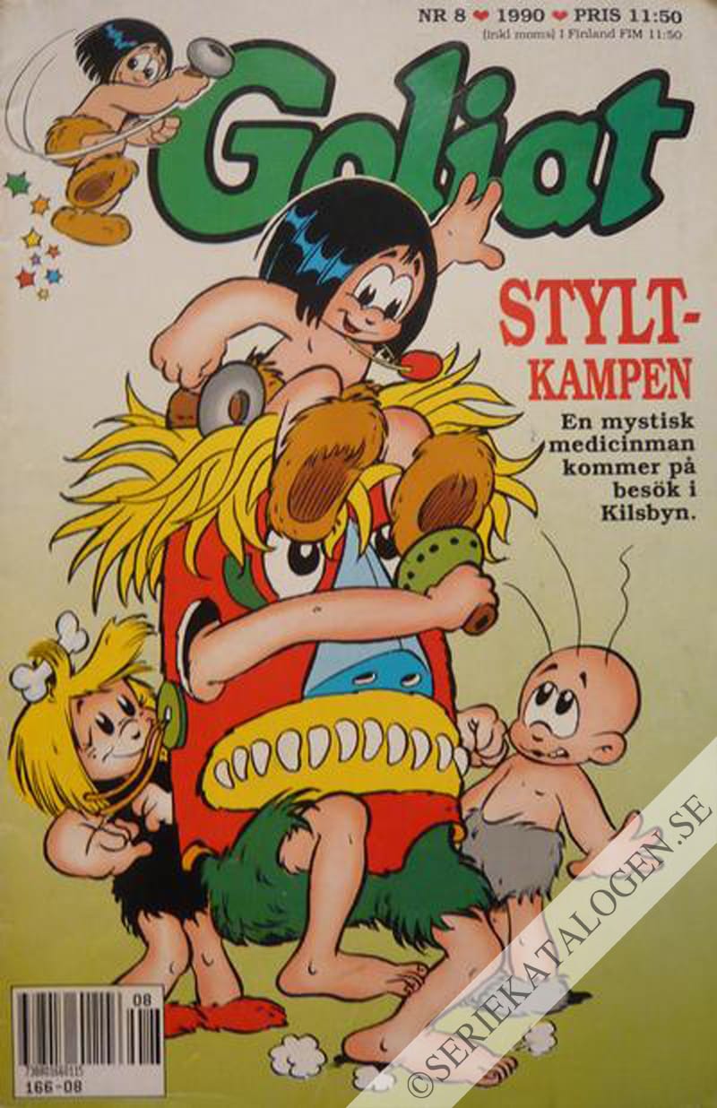Framsida på Goliat #8 (1990)